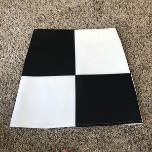 Color Block Mini Skirt